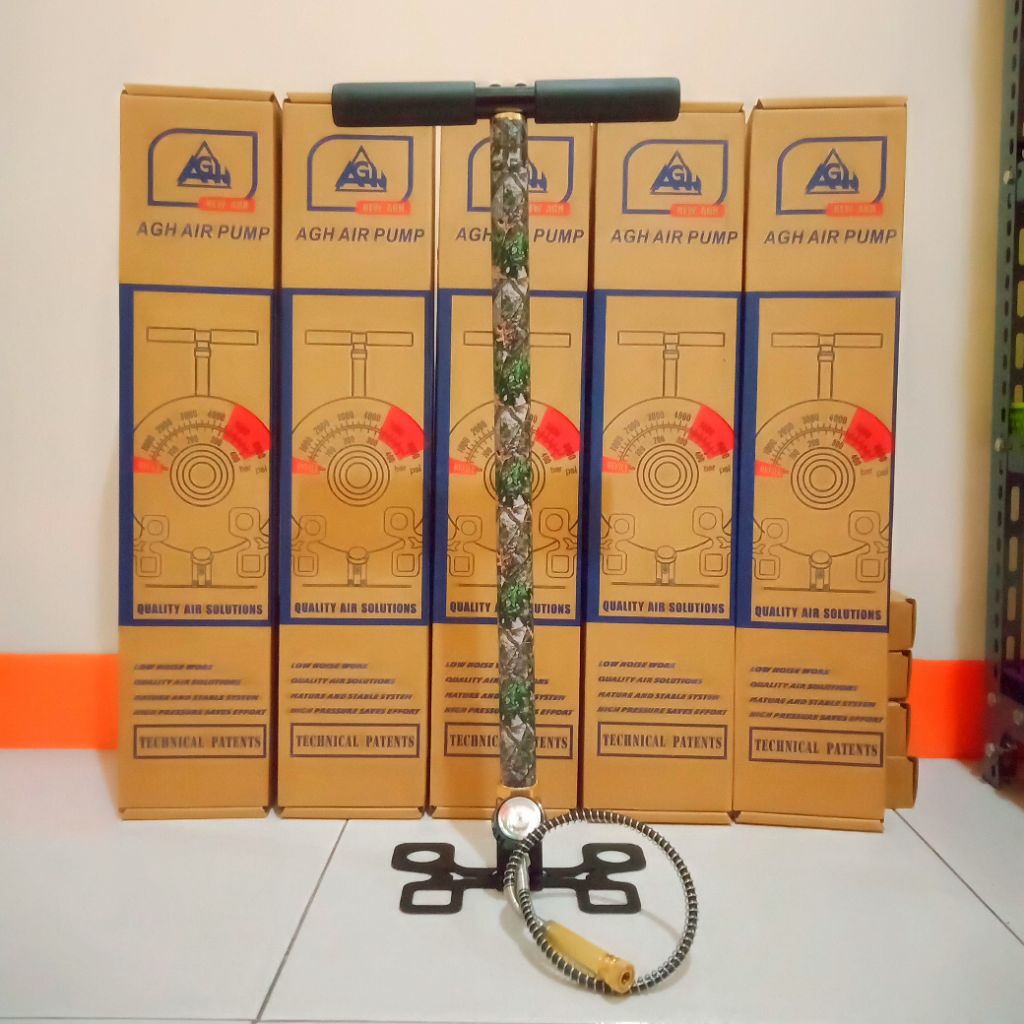 Pompa Pcp 6000 Psi Warna Camo Kamo, Pompa Pcp Kaki Lipat Warna Kamuflase, Pompa Pcp Import Berkualit