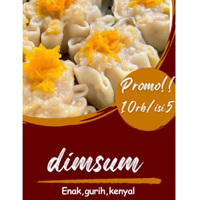 Dimsum udang || Dimsum ayam || Dimsum udang kuah
