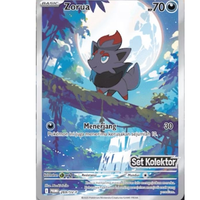 Kartu Pokemon Zorua Set Kolektor Promo 269/SV-P