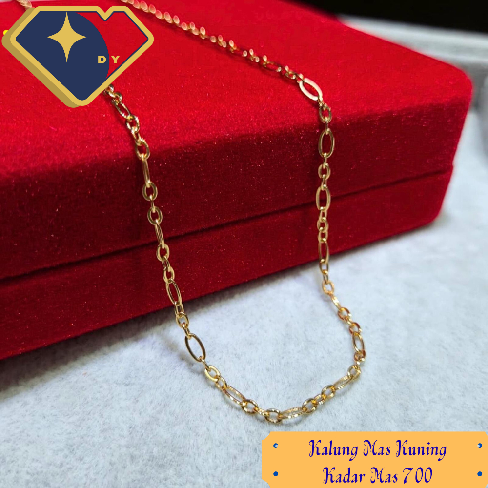 Kalung Rantai mas Kuning Baru 010 Kadar mas 700