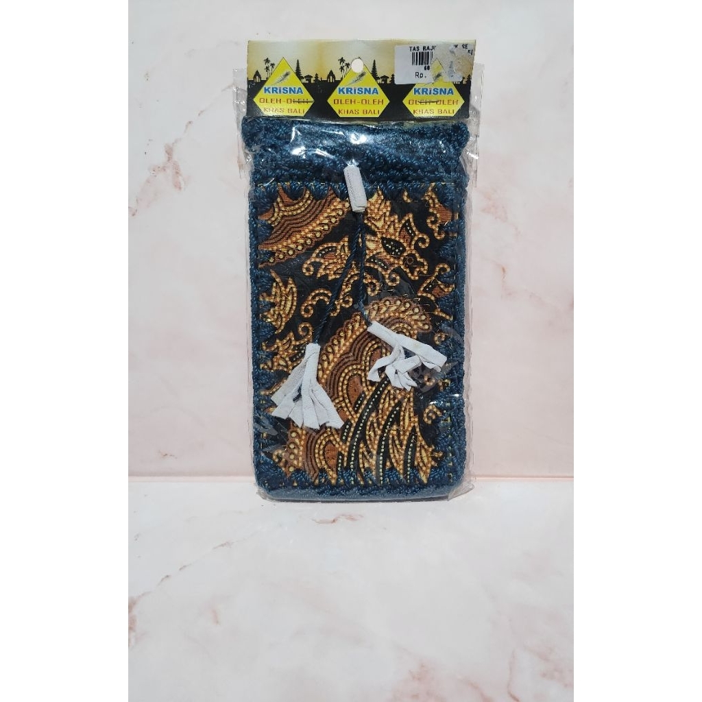Pouch HP Handphone Sarung HP Kain Motif Batik Oleh Oleh Krisna Bali