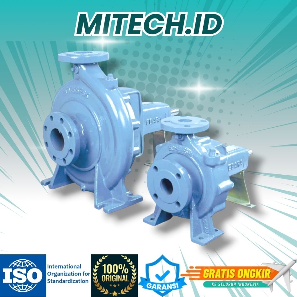Pompa Ebara 50x40 fsha mechanical seal Pompa Centrifugal Ebara