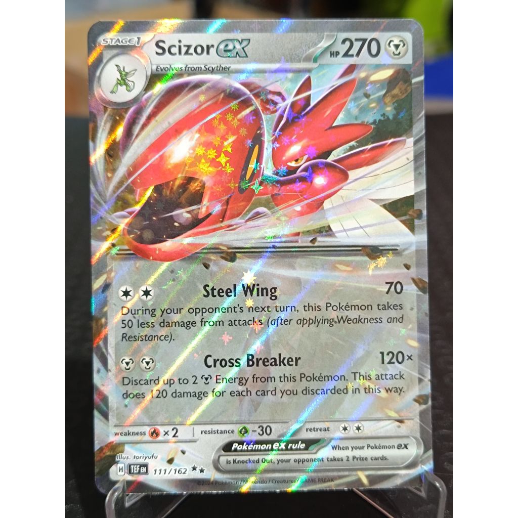 kartu pokemon TCG ori English scizor ex RR