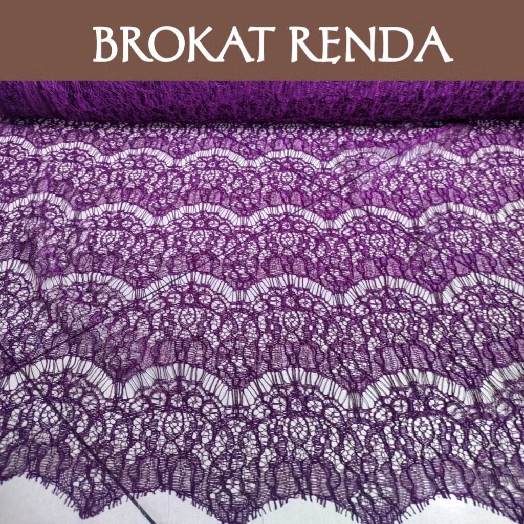 Kain renda/Brukat renda/Renda kumis/Renda pinggiran/Kain Renda