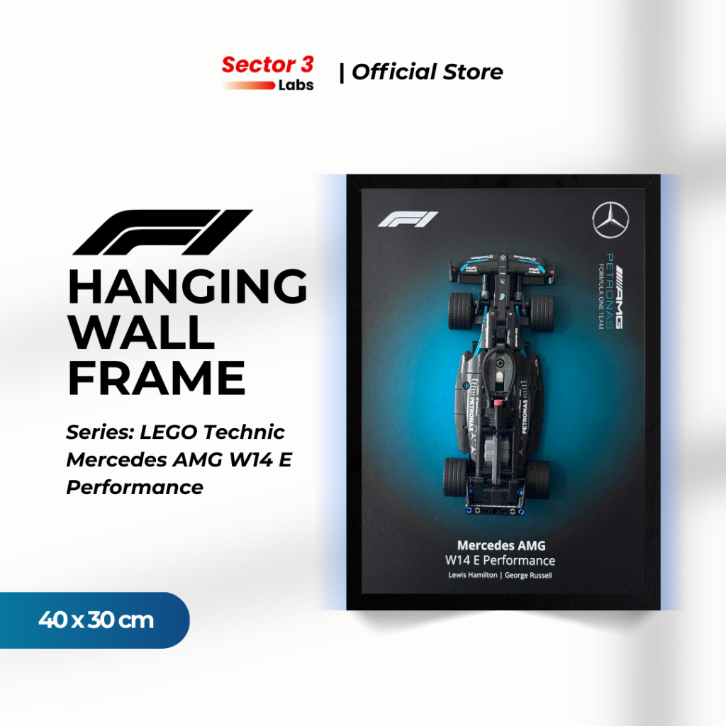 [HOT SELLING] Lego F1 Technic poster frame | Poster + Frame A3 Display Frame Aesthetic Room Decorati