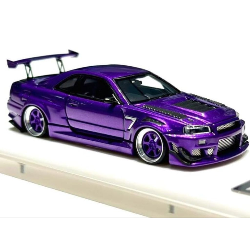 error404 nissan skyline r34 candy purple ryohe limited edition