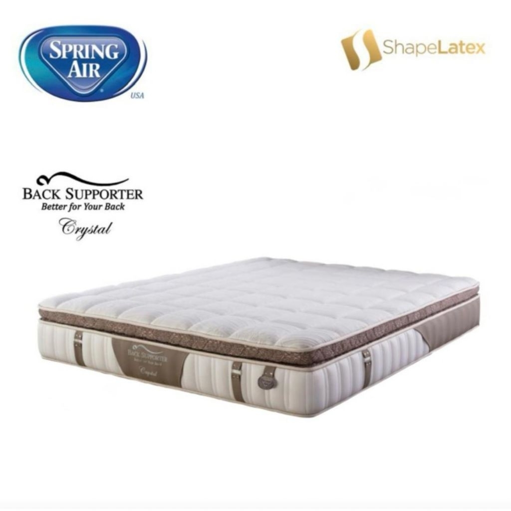 spring air crystal 120 160 180 200 kasur spring bed matras saja