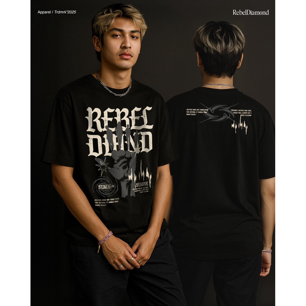 REBEL DIAMOND | TSHIRT | KAOS REBEL DIAMOND | KAOS UNISEX