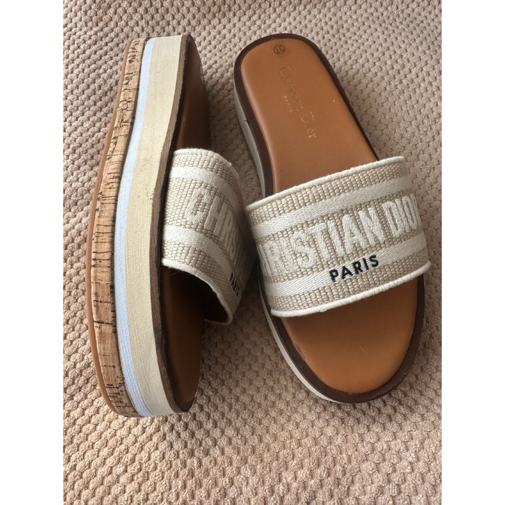 PRELOVED SENDAL DIOR SIZE 38 INSOLE 24CM