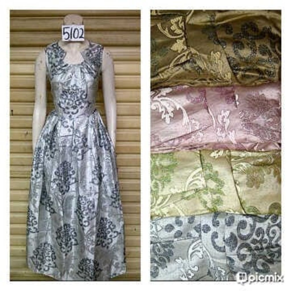 (KODE 5102) Dress Jodha / Dress Kondangan / Dress Hordeng