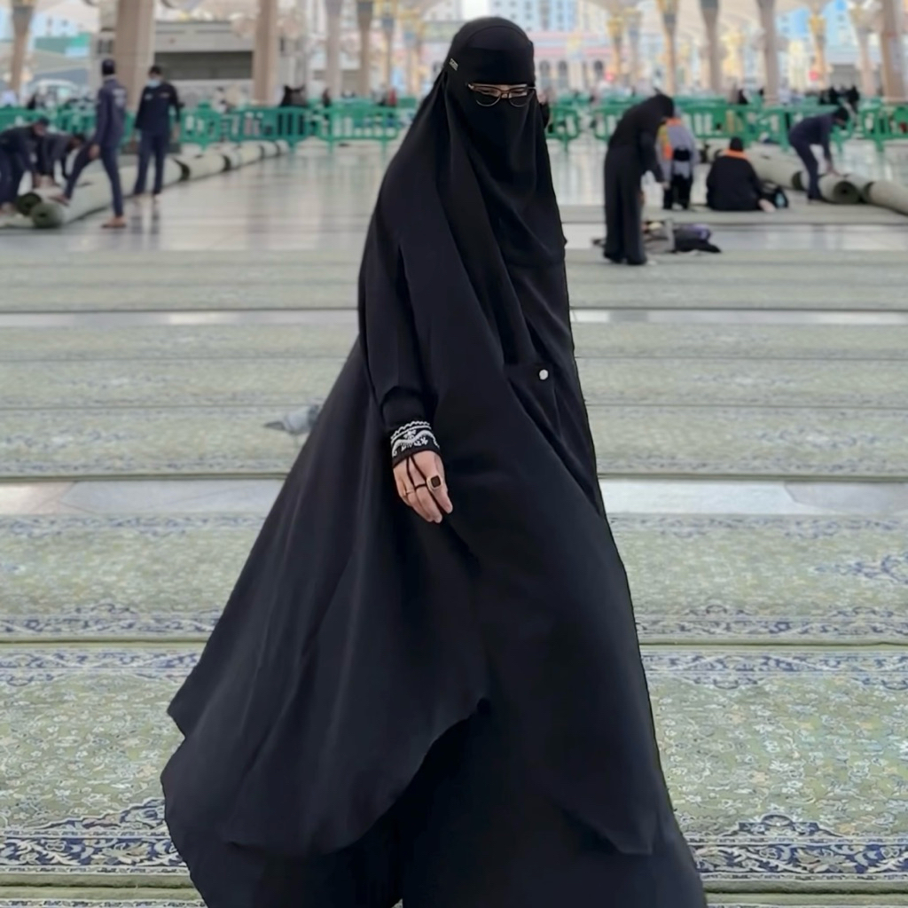 ZOYA SET Skirt OVERHEAD - Mazen Anti UV by Sultan (Gamis Umroh - Haji - Syar'i) by AUF Queenova