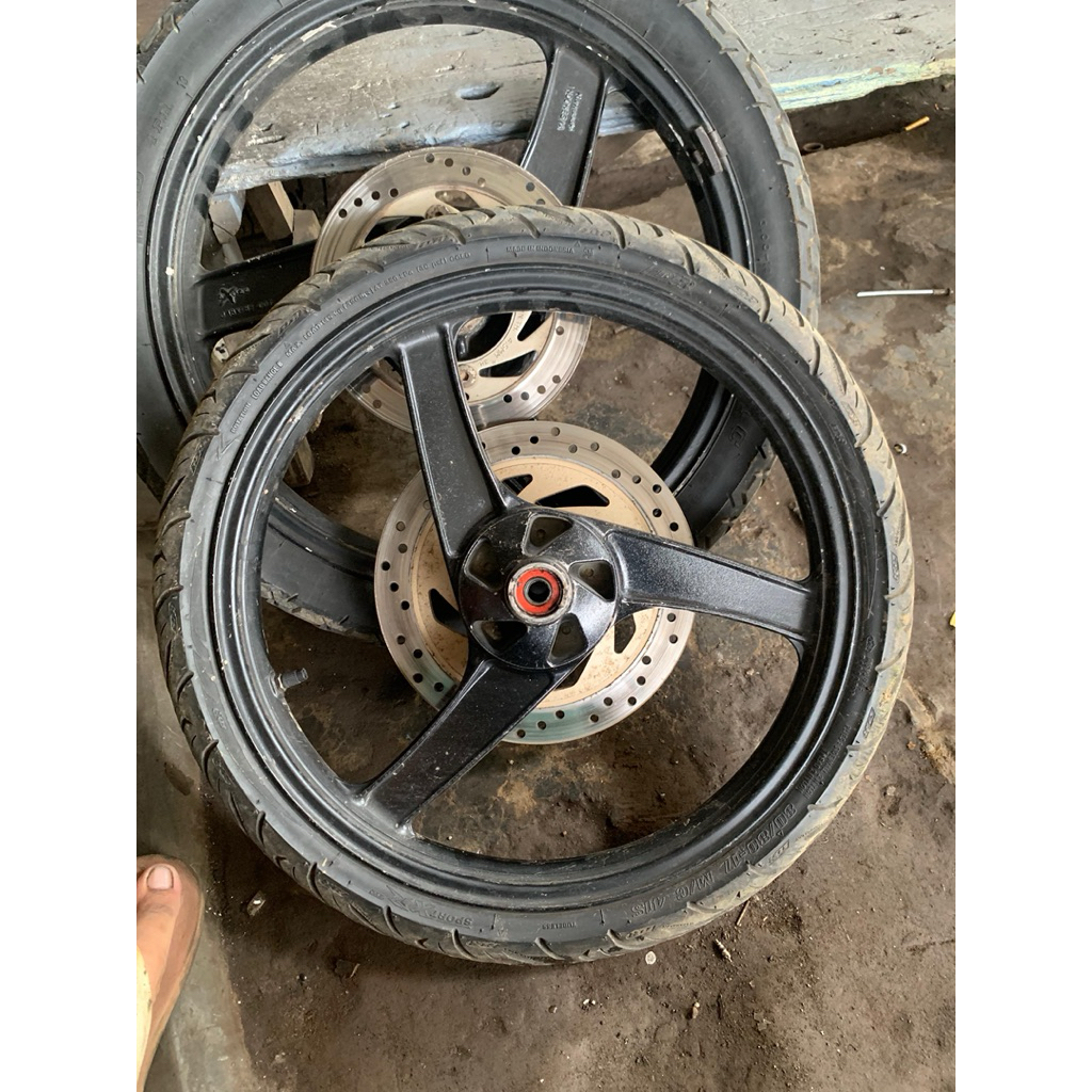 velg set ban ori copotan ninja R 2013