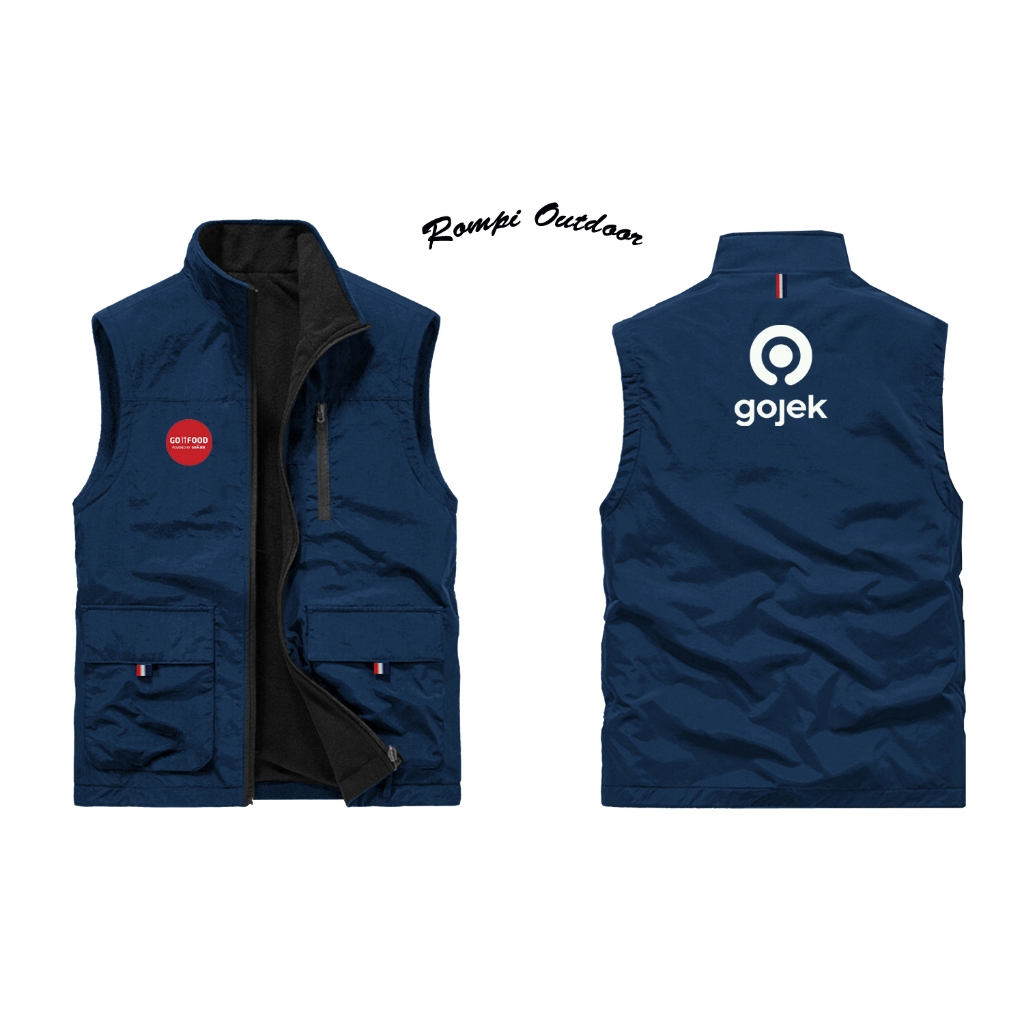 Rompi Gojek | Rompi Jaket Motor Driver | Jaket Rompi Ojol Gojek Ori