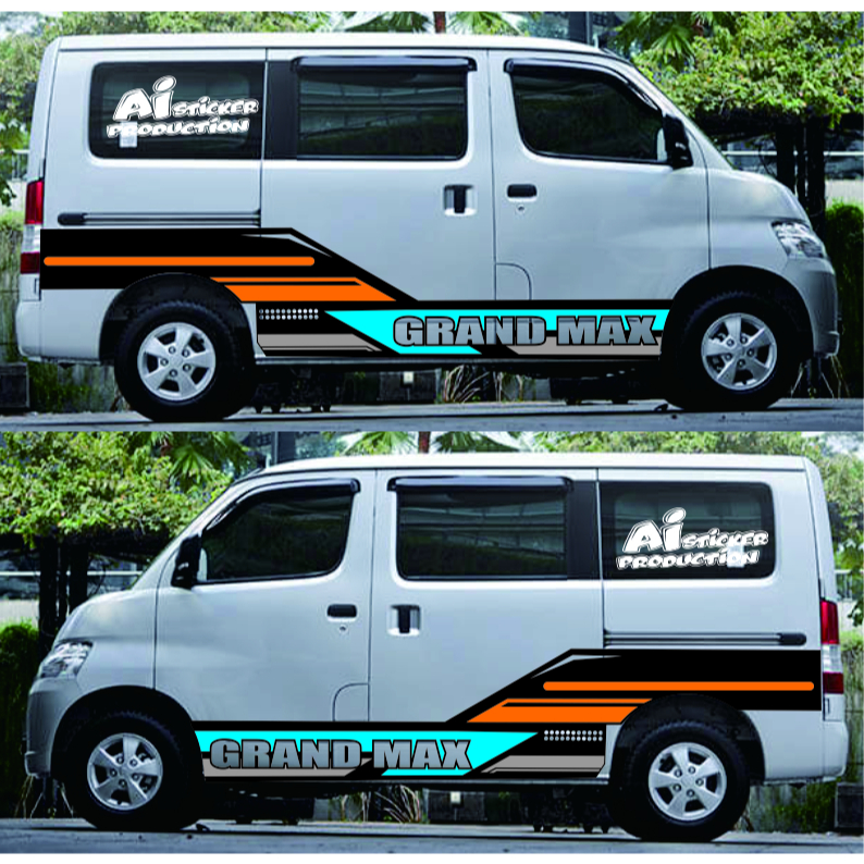 COD STIKER CUTTING STICKER MOBIL GRANMAX BLINDVAN GRANDMAX MINI BUS LUXIO LUXURY AVP SERENA DLL
