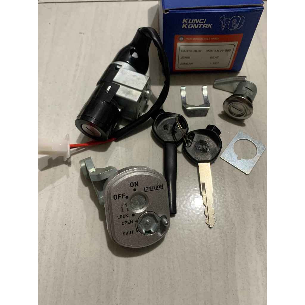 Kunci Kontak Assy BEAT Karbu KVY 2008 2009 20120 2011 2012 Merk Win