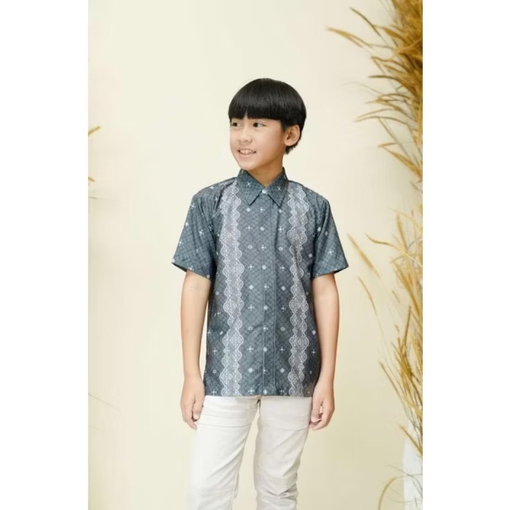WEARING KLAMBY PANDAI SIKEK SHIRT BOY SAVARNA SIZE 3/4