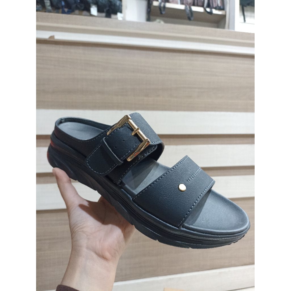 Sandal Selop Wanita Ornella SD 762//sandal selop tinggi wanita empuk//sandal selop wanita wedges//se