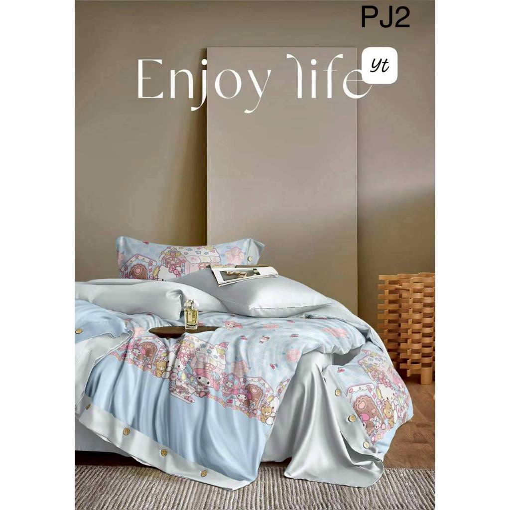 Set bedcover Katun Jepang Premium Asli Anak 56 Motif Sanrio Super Gemas by Karel Prosperity