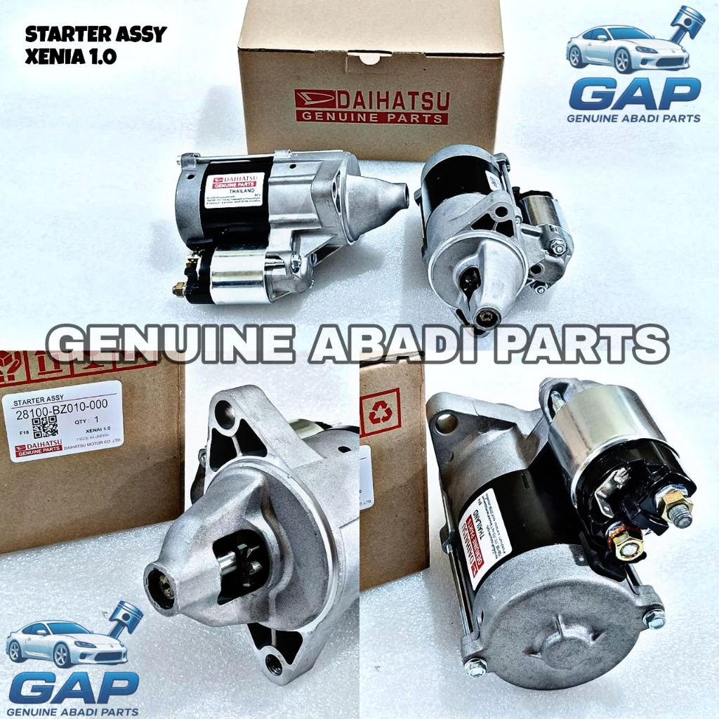 DINAMO STARTER ASSY XENIA 1.CC 28100-BZ010 ORIGINAL DAIHATSU