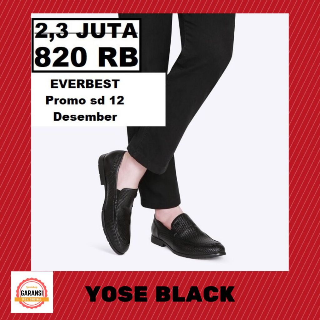 Sepatu EVERBEST pria seri YOSE SALE 100% ORIGINAL