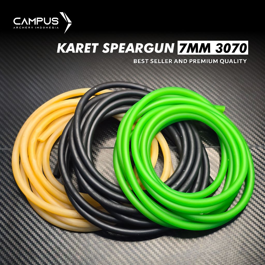 Karet Speargun 7MM 3070 Premium Spearfishing Rubber Karet Panah Ikan