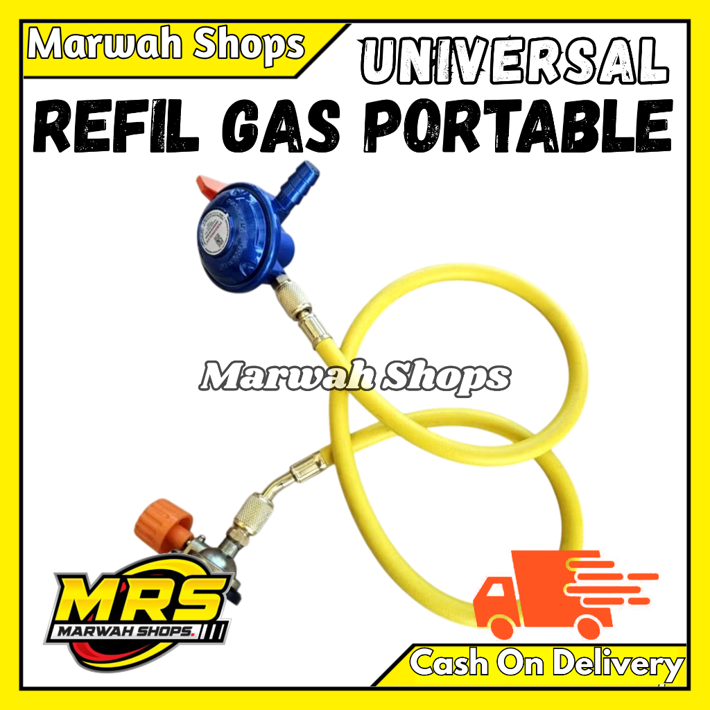REFIL Alat Isi Gas Portable Kaleng Freon AC Flushing Pipa Kapiler AC | Mudah Digunakan Universal