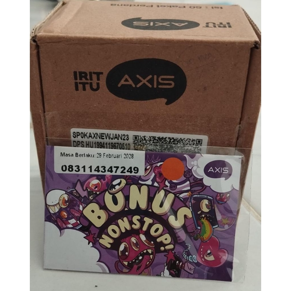 Kartu Perdana Kosong Axis