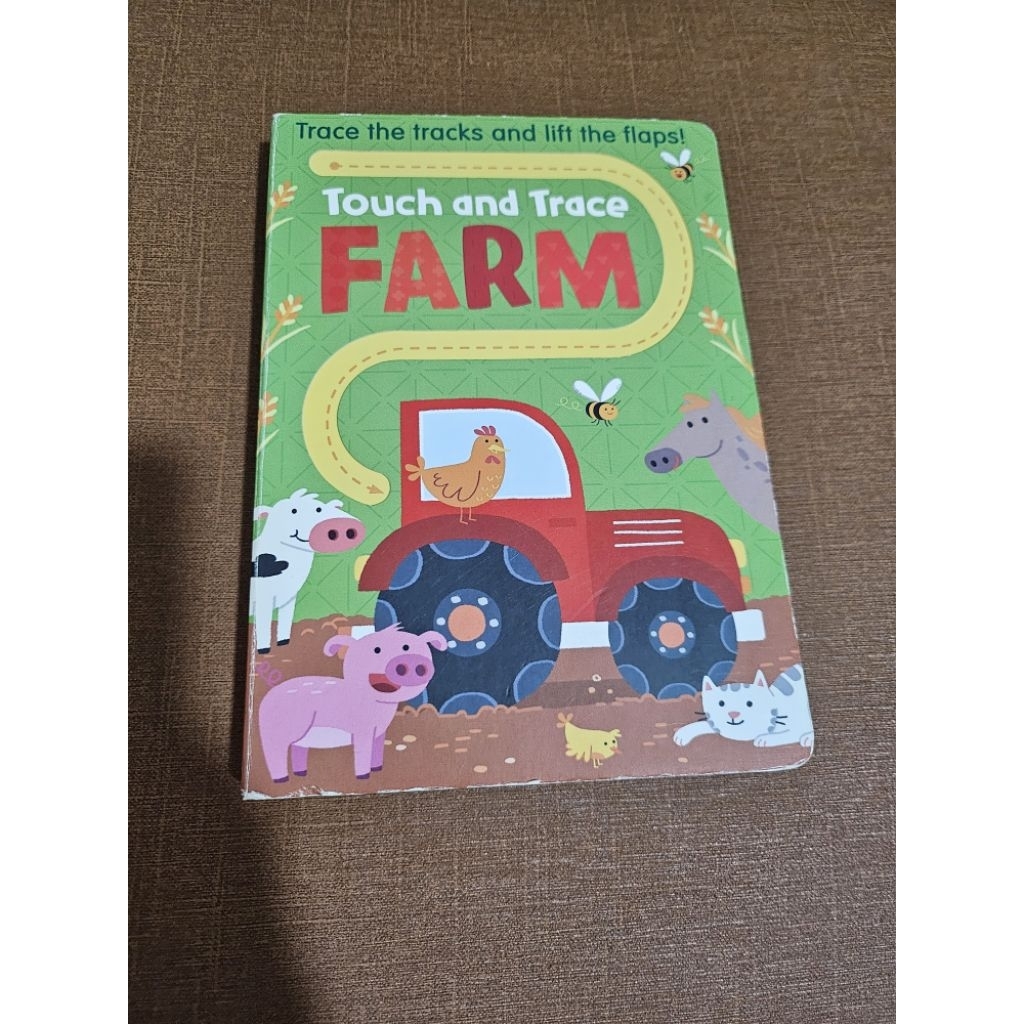 Preloved Buku Import Anak TOUCH AND TRACE FARM