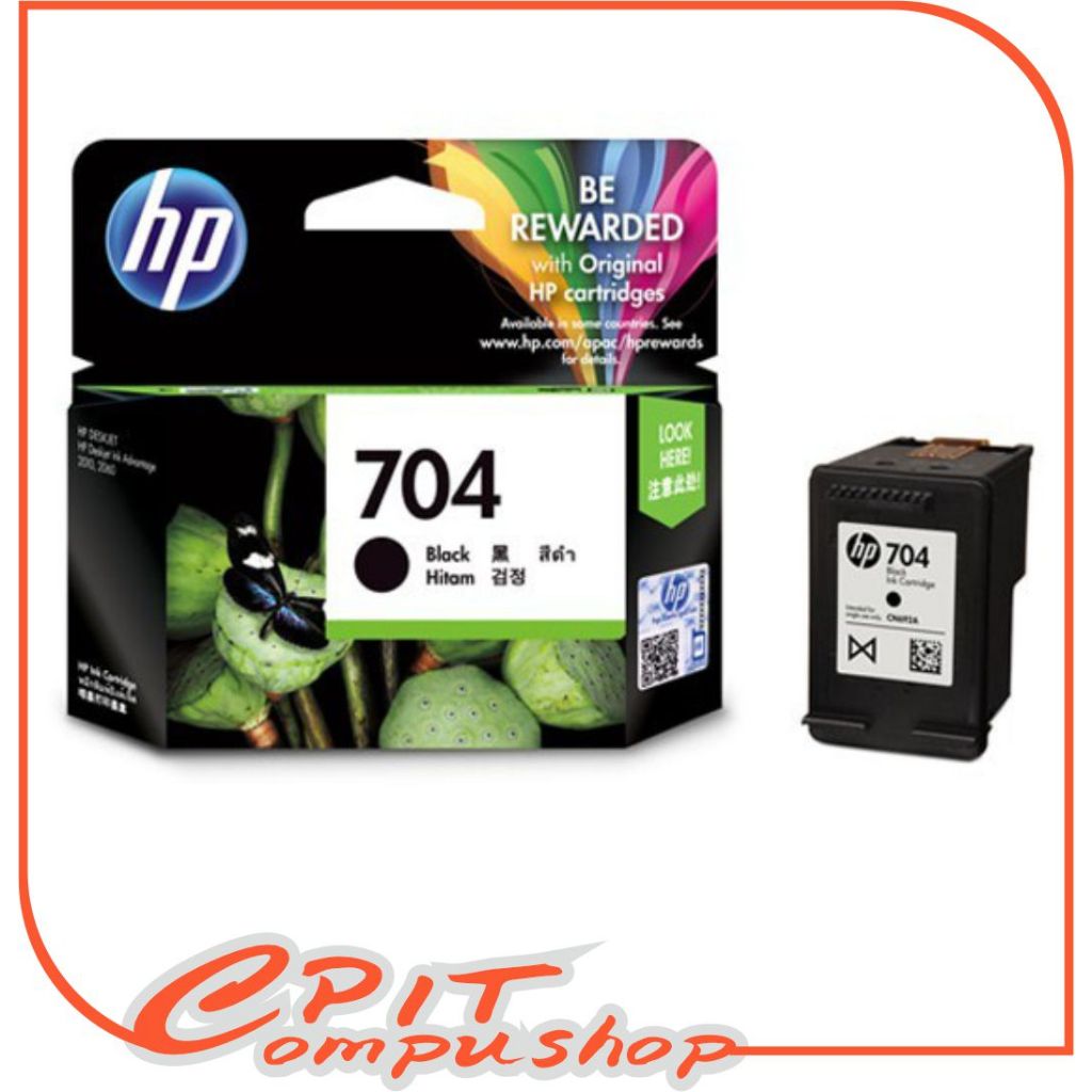 Tinta HP 704 Black / Ink Cartridge