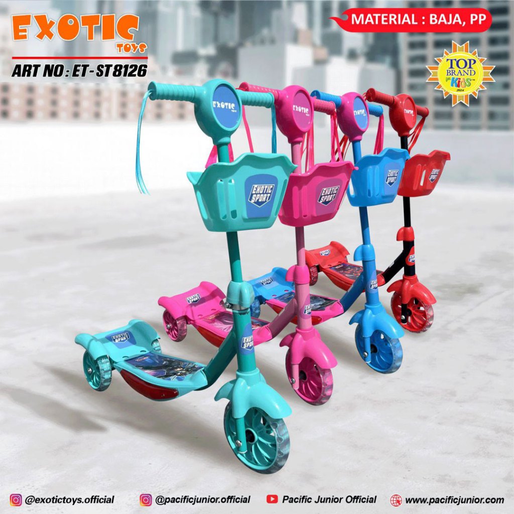Mainan Anak Skuter Anak Exotic Scooter Anak Exotic ST / Skuter Exotic 8126