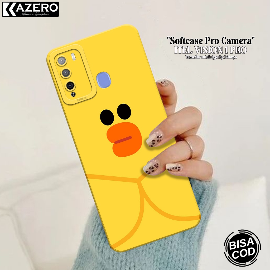 Case Hp Itel Vision 1 Pro - Fashion Case Kartun - Pro Camera - Softcase - Softcase Itel Vision Pro 1