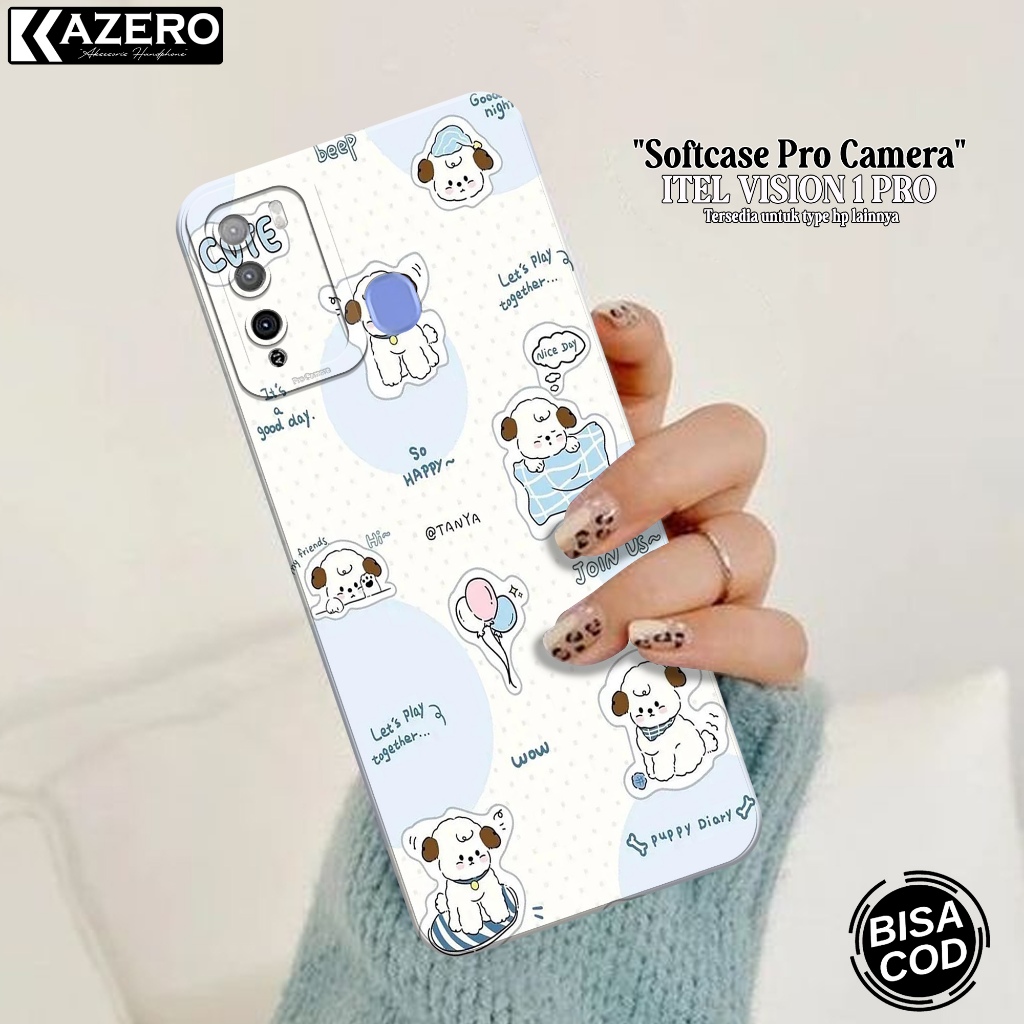 Case Hp Itel Vision 1 Pro - Fashion Case Kartun - Pro Camera - Softcase - Softcase Itel Vision Pro 1