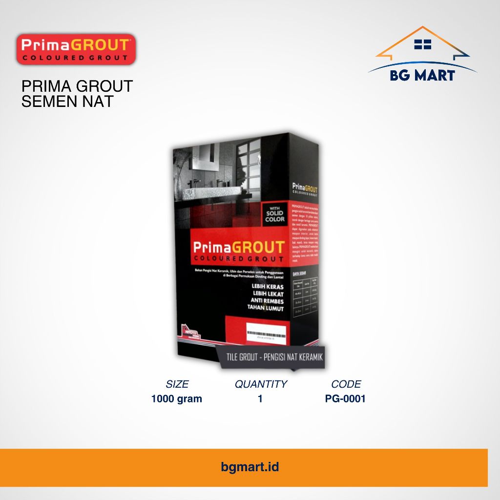Semen Nat Prima Grout Perekat & Pengisi Nat Keramik dan Granit