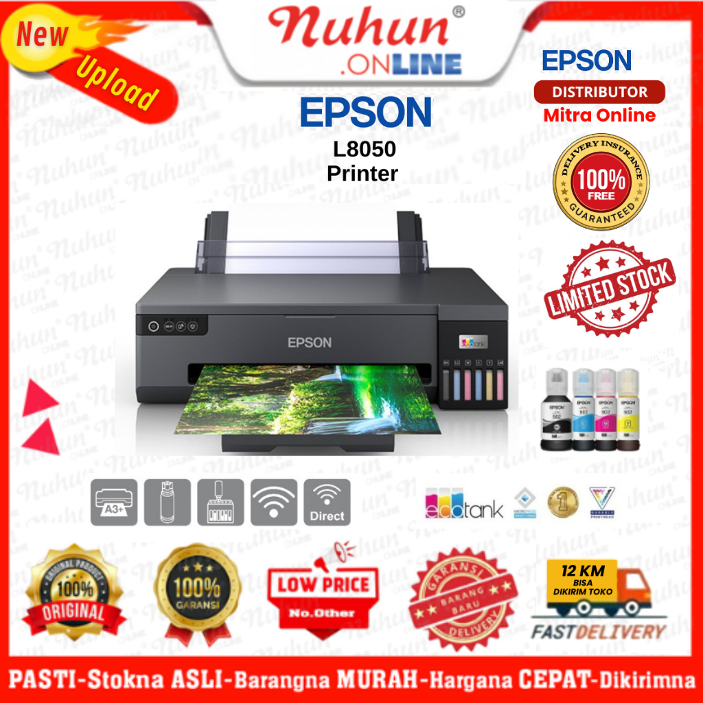 Epson Printer Tangki Tinta Epson EcoTank L18050