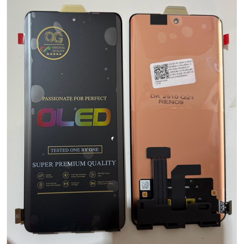lcd touchscreen oppo Reno 9/9 pro/9 pro plus/reno 10 5G/reno 10 pro 5G/A1 pro/reno 8T 5G/Realme 12 p