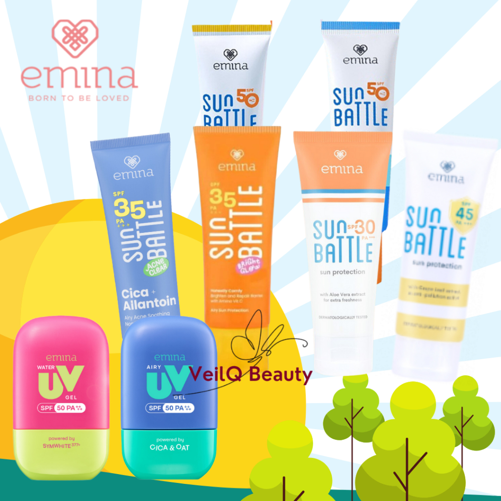 Emina Sun Protection Battle Acne Barrier Sunscreen Skin Buddy