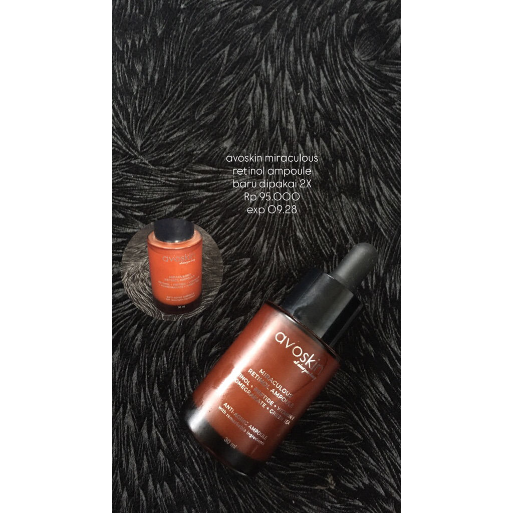 PRELOVED SERUM AVOSKIN MIRACULOUS RETINOL AMPOULE