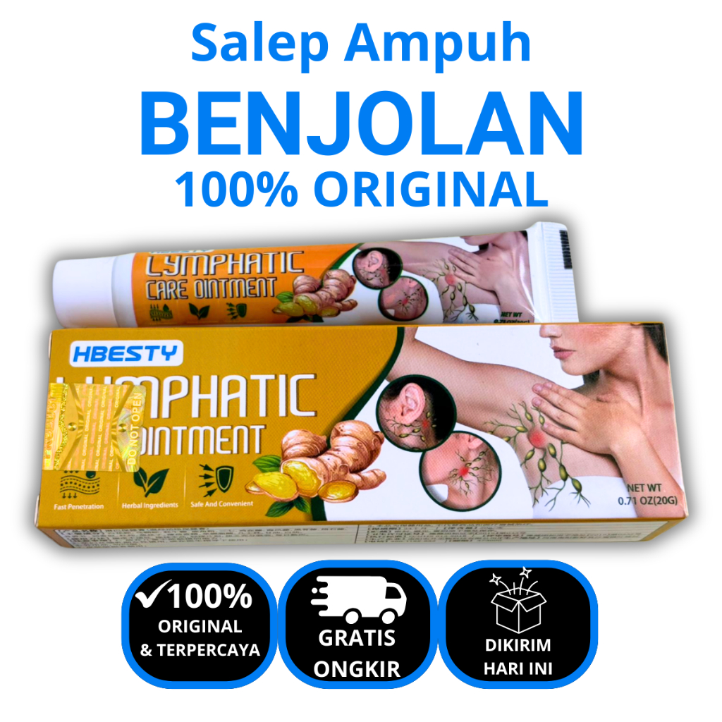 [Lymphatic Care Ointment]  Salep Benjolan Ampuh / Obat Benjolan di Leher / Cream Benjolan di Ketiak