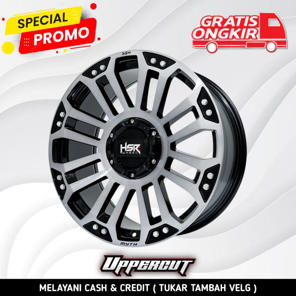 Velg Mobil HSR MYTH05 Ring 20 Untuk Mobil Triton Hilux Pajero Fortuner Dmax Strada