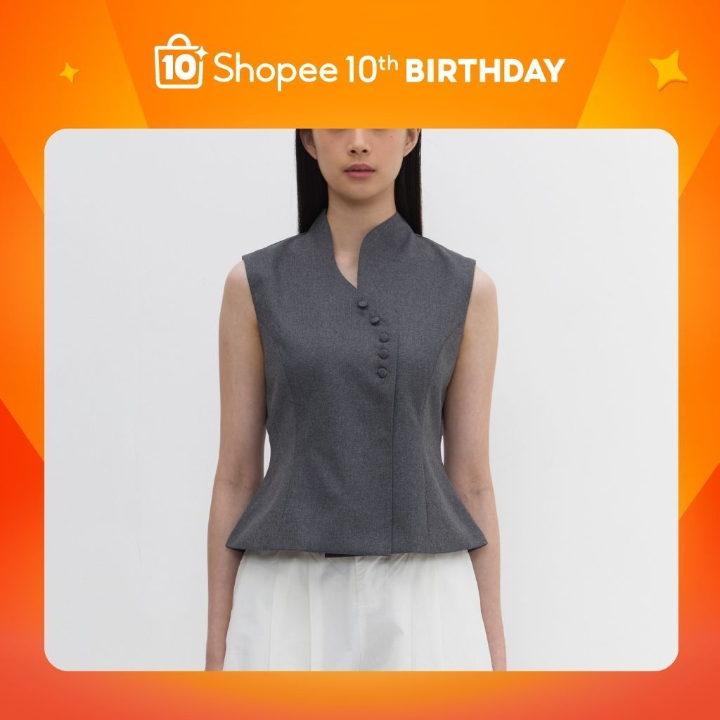 [ Shopee Special 10th Birthday ] MORNINGSOL Cala Sleeveless Blouse I Atasan Wanita