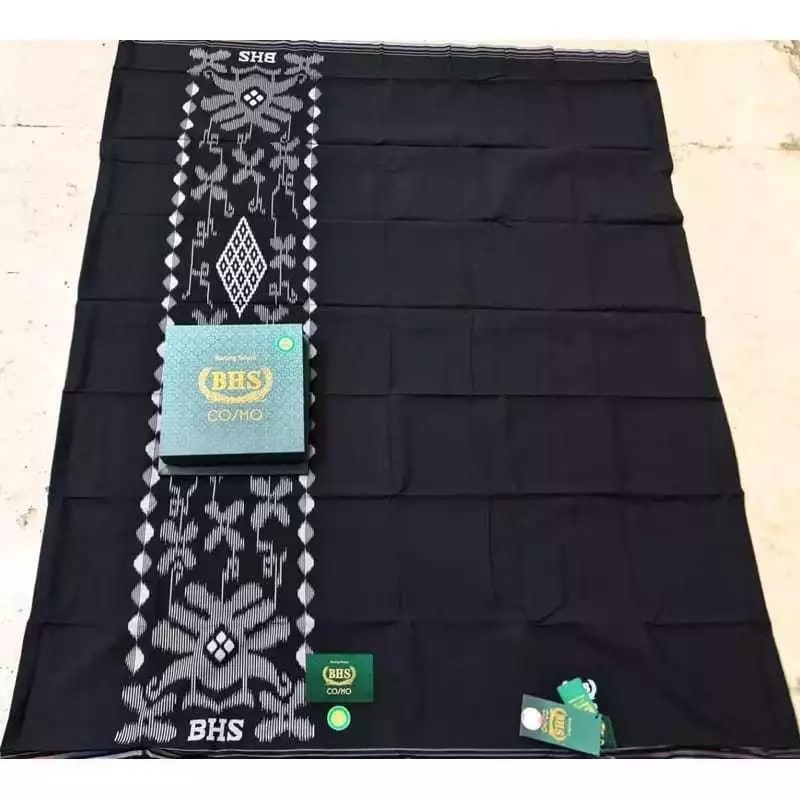 Terlaris Sarung Bhs Cosmo Hitam Gold Silver / mSarung BHS CLASSIC SKT DAM Sarung BHS Murah Bagus