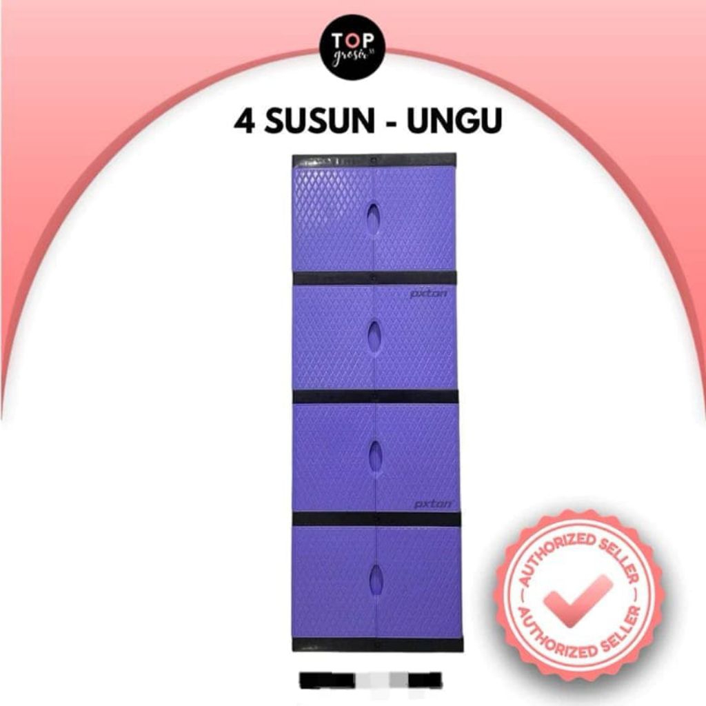 Lemari plastik 4 susun