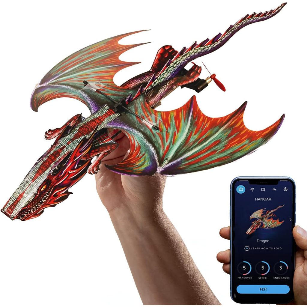 The Next-Generation Smartphone Controlled Paper Airplane Kit, RC Controlled.