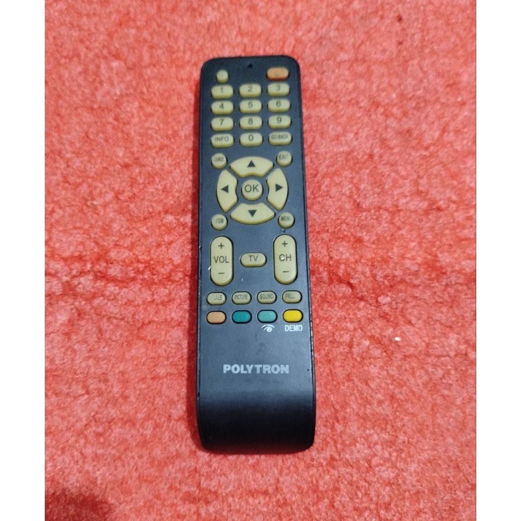 REMOT TV LCD LED POLYTRON ASLI ORIGINAL
