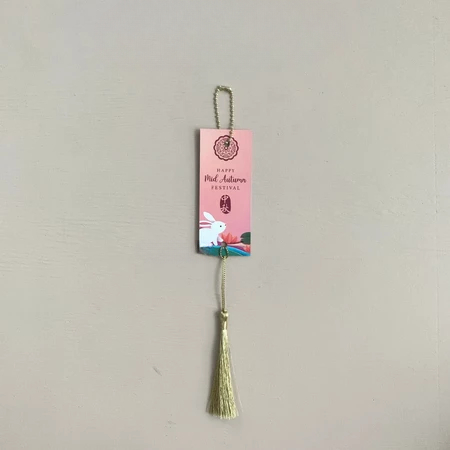 Perlengkapan Pesta Hang Tag Kartu Ucapan Gift Hampres Mooncake Kue Bulan