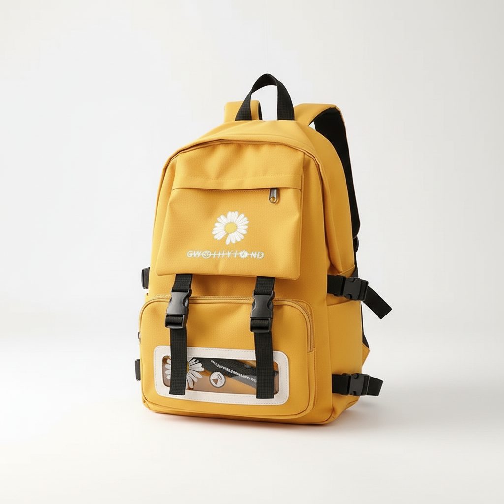 POLO FELIX - Tas Sekolah Anak Perempuan Backpack Wanita Korean Style Kiyowo