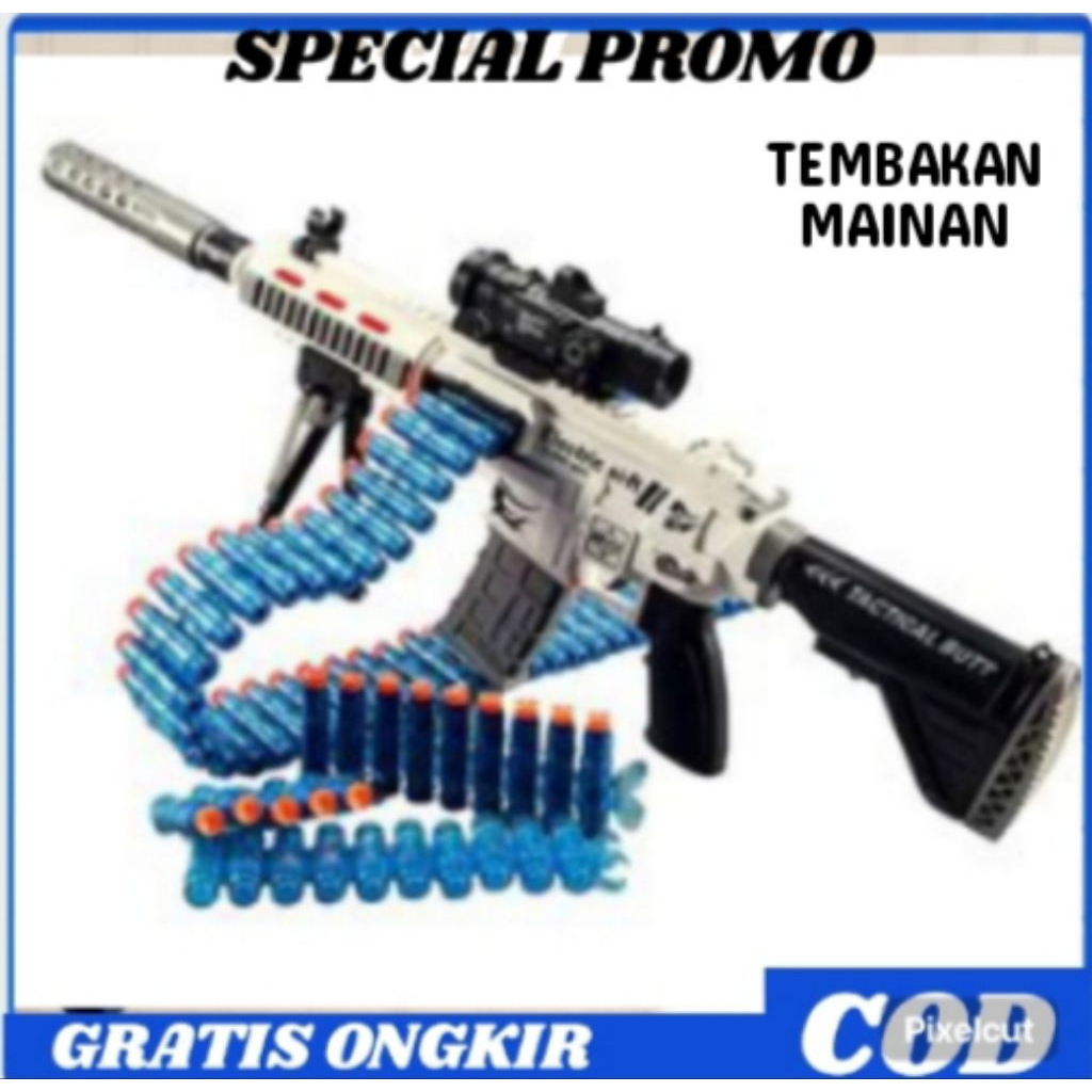 TOY GUN M416 ASSULT Tembakan Mainan Soft Bullet series Mainan Outdoor/mainan tembakan busa/ pistol t