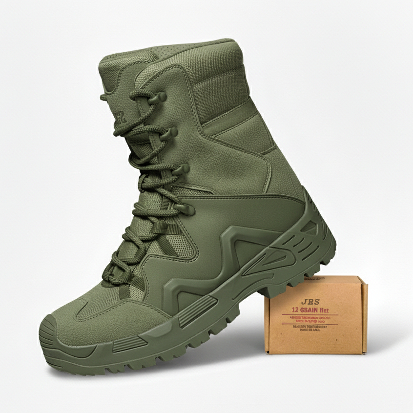 Sepatu Tactical 8 Inch JBS flat 12 Komando Slip Resistant Kualitas Terbaik