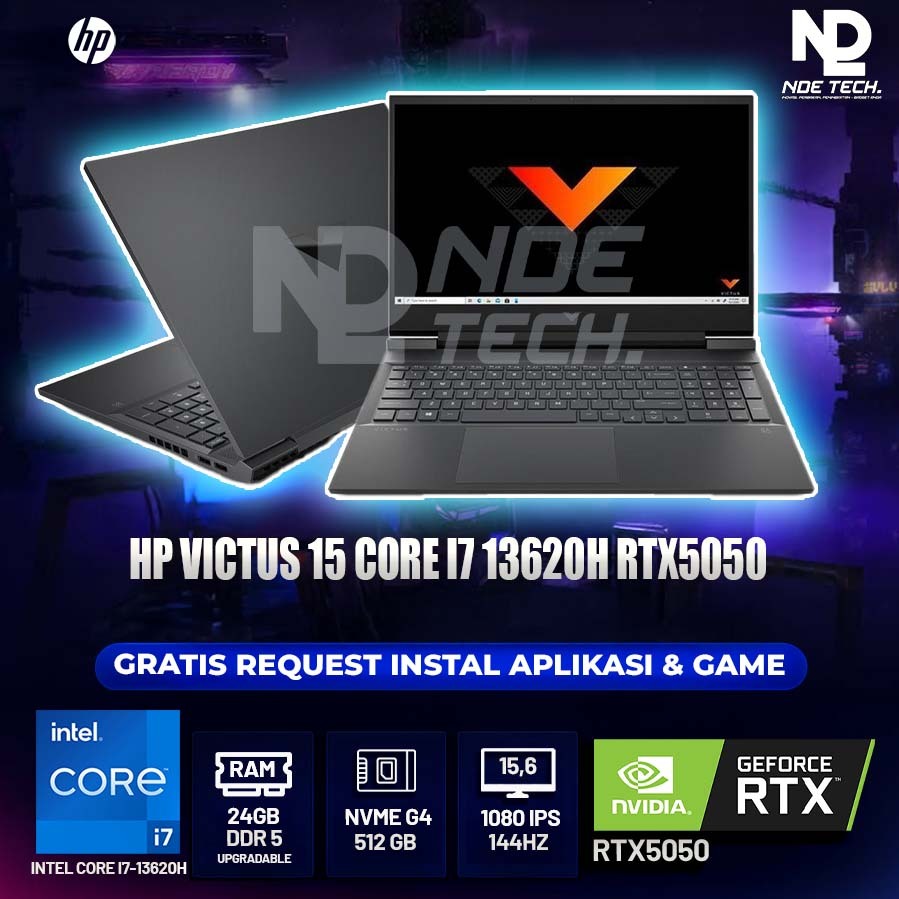 HP VICTUS 15 CORE I7 13620H RTX5050