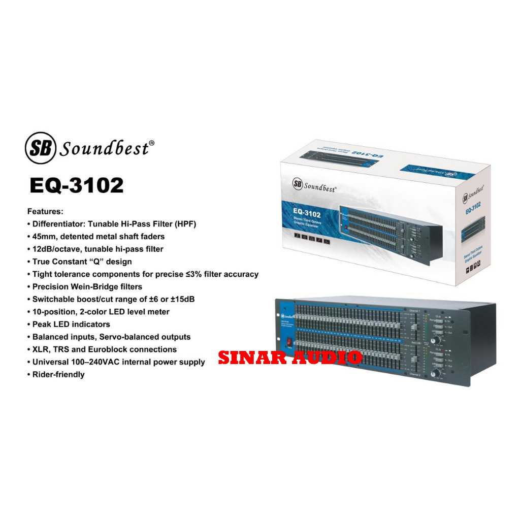 Equaliser Soundbest EQ 3102 Original